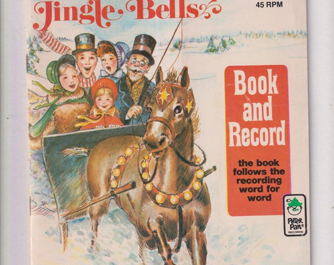 Jingle Bells (Peter Pan Book and Record #1995)  (Paperback: Children's Picture Book, Read Along) 1977