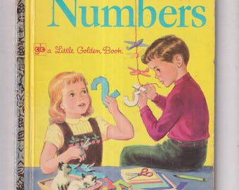 Numbers  Little Golden Book #337  (Hardcover: Children's Picture Book) 1971