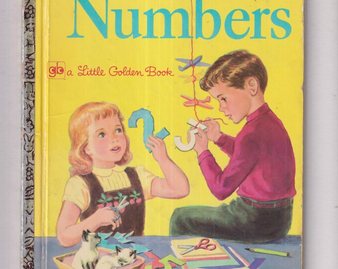 Numbers  Little Golden Book #337  (Hardcover: Children's Picture Book) 1971