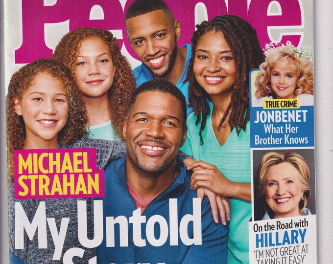 People October 3, 2016 Michael Strahan, Amazing Grace, George Clooney, JonBenet, Hillary Clinton (Magazine: Celebrity, Gossip)