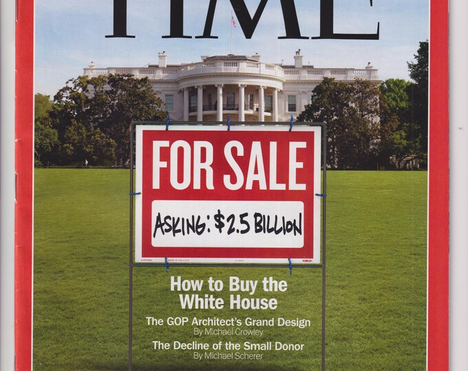 Time August 13, 2012 How To Buy The White House, Jerusalem Divided, Fierce Five (Magazine: Current Events, Politics)