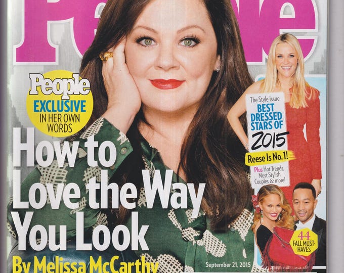 People September 21, 2015 Melissa McCarthy, Joan Lunden, Reese Witherspoon, Duggars  (Magazine: Celebrity, Gossip)