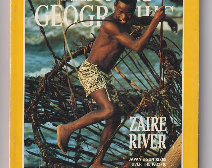 National Geographic November 1991 Zaire River, Japan's Sun, Alaska, New Zealand (Magazine: History, Geography)