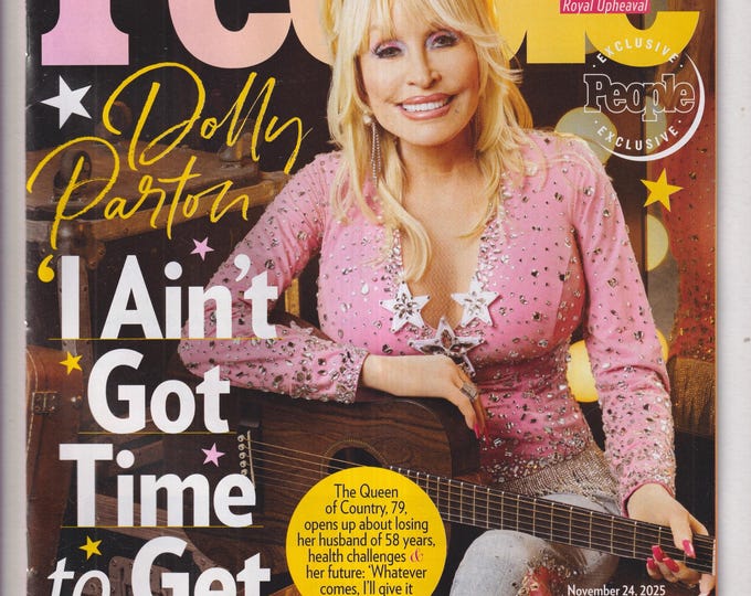 People November 24, 2025 Dolly Parton, Prince William, Princess Kate, Murdaugh Case (Magazine: Celebrity)