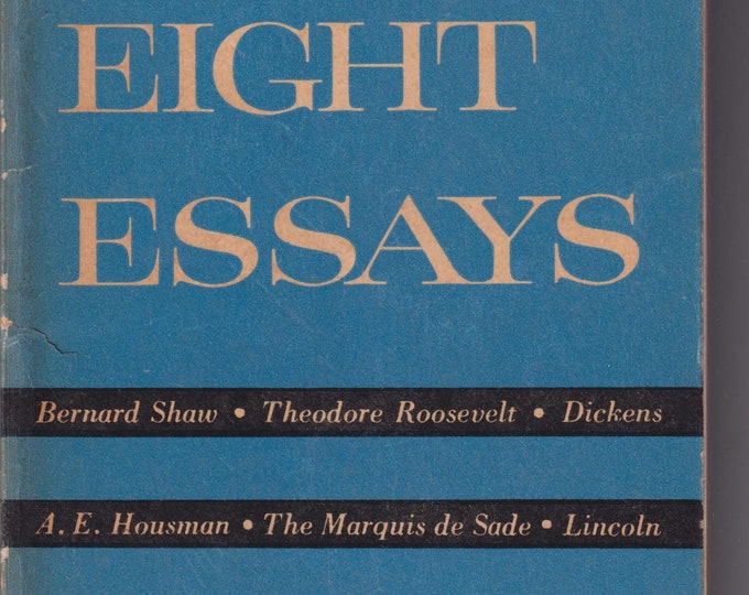 Eight Essays by Edmund Wilson (Paperback, Essays) 1954FE