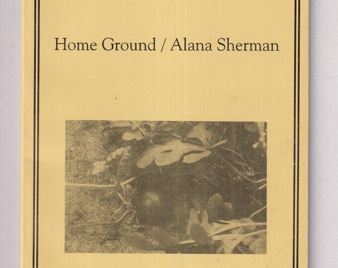 Home Ground by Alana Sherman (Paperback: Poetry) 1994