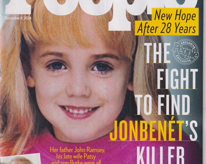 People December 9, 2024 JonBenet Ramsey, Ted Danson, Miley Cyrus (Magazine: Celebrity, Gossip)