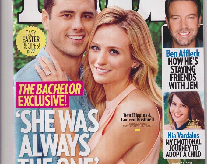 People March 28, 2016 Ben Higgins & Lauren Bushnell, Ben Affleck, Nia Vardalos, Reese Witherspoon (Magazine:  Celebrity, Gossip, True Crime)
