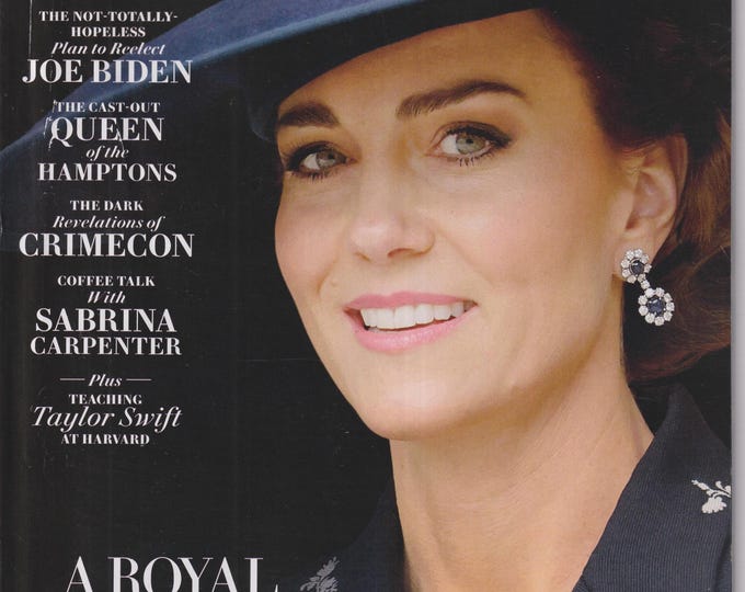 Vanity Fair July August 2024 Princess Kate, Joe Biden, Sabrina Carpenter (Magazine: General Interest)