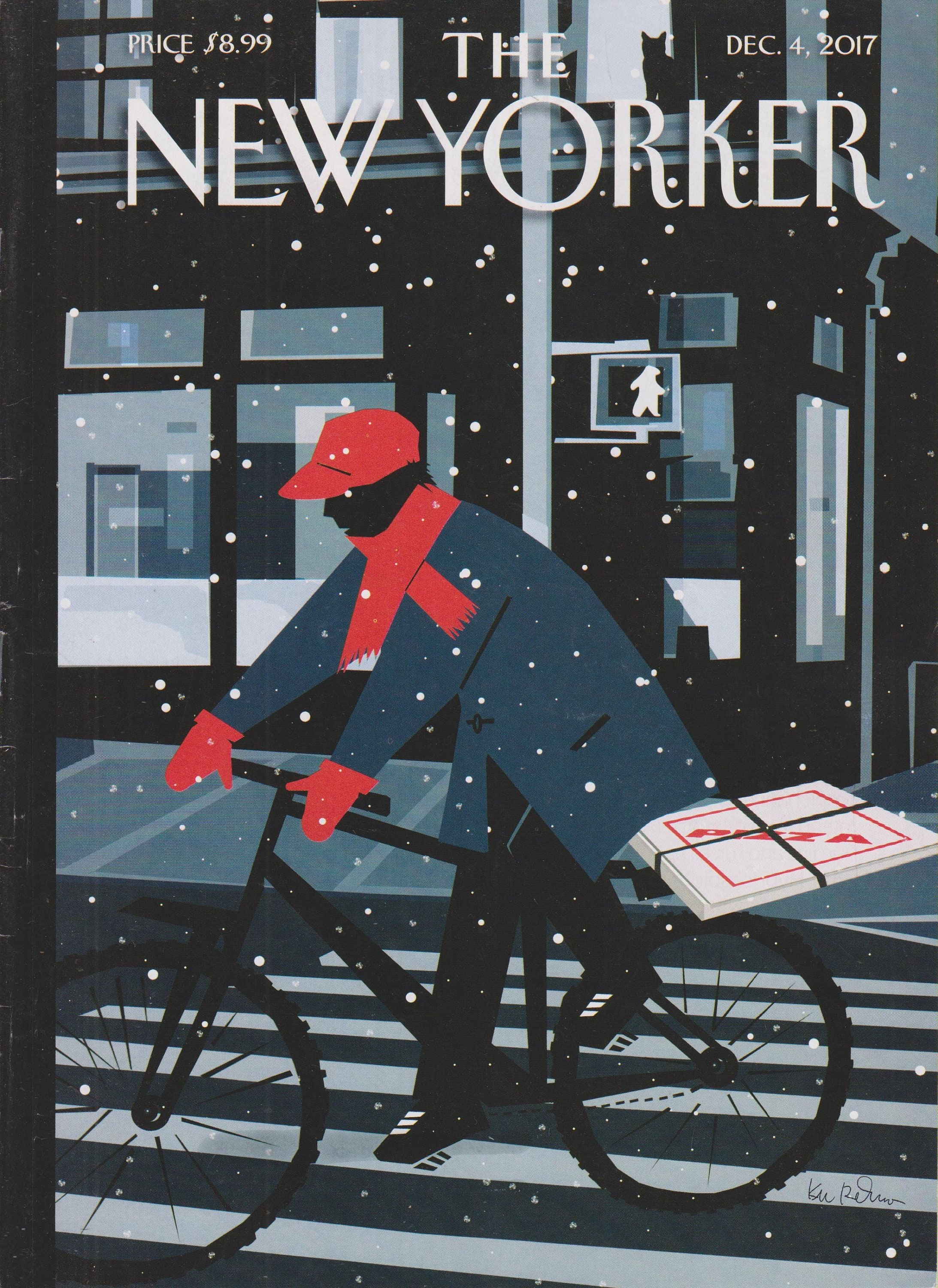 The New Yorker December 4 2017 Cover Special Delivery Modern