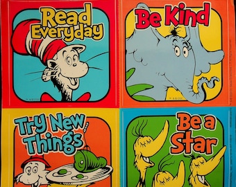 Dr. Seuss Educational Classroom Set - Erasers, Flash Cards, Room Decor, Bookmarks, Window Clings (Set: Teacher, Educational) 2020