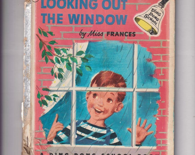2 Ding Dong School Books Looking Out The Window and The Big Coal Truck  (Hardcover: Children's Picture Book) 1953 & 54