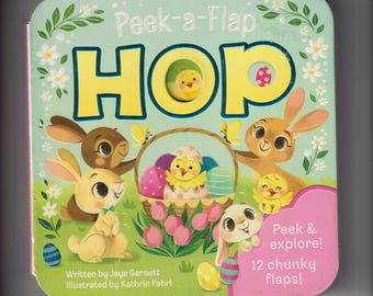 Hop Peek-A-Flap  (Board book: Children's Lift the flap book) 2019