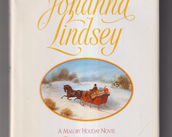 The Present (A Malory Holiday Novel) by Johanna Lindsey (Hardcover: Regency Romance) 1998