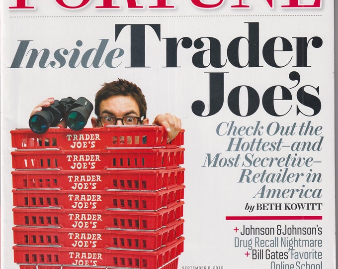 Fortune September 6, 2010 Inside Trader Joe's, 100 Fastest Growing Companies (Magazine: Business, Finance)