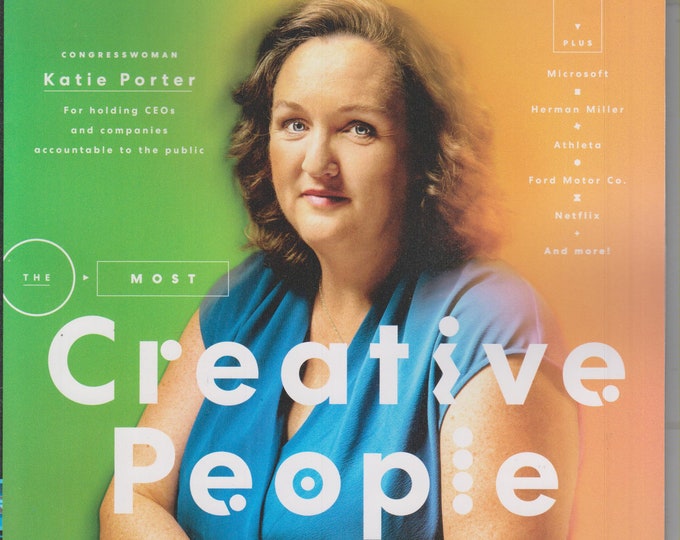 Fast Company September 2021 Katie Porter - The Most Creative People in Business   (Magazine, Business)