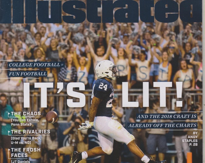 Sports Illustrated September 10, 2018 Miles Sanders It's Lit!