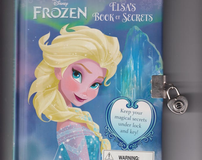 Disney Frozen Elsa's Book of Secrets with Lock & Key (Hardcover: Juvenile Journal) 2013