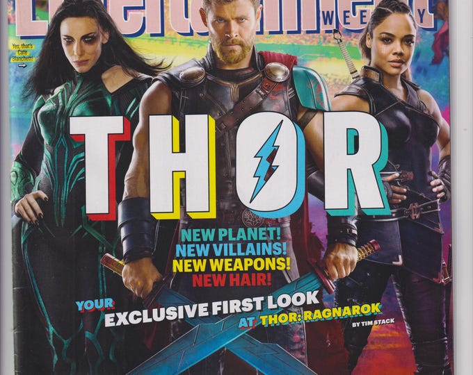 Entertainment Weekly March 17-24, 2017 Thor,  Chris Hemsworth, Cate Blanchett, Tessa Thompson  (Super Double Issue Magazine)