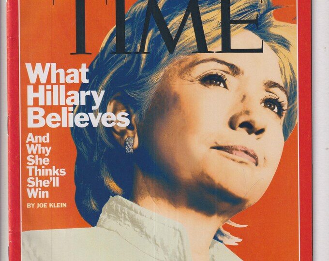 Time November 19, 2007 What Hillary Clinton Believes, Why Pakistan is Unraveling (Magazine: News, Current Events)