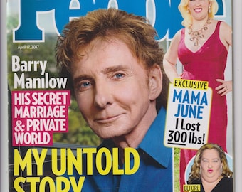 People April 17, 2017 Barry Manilow, Mama June, J Lo and A-Rod, True Crime (Magazine: Celebrities)