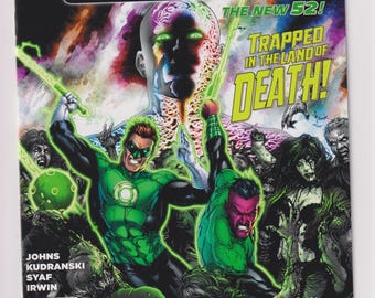 Green Lantern Trapped In The Land of Death! DC Comic #18  May 2013 (Comic: Superheroes, Action)