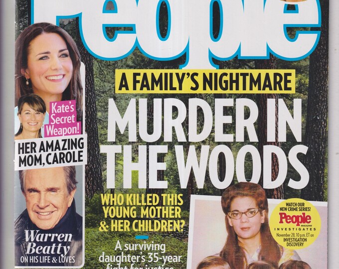 People December 5, 2016 Murder in the Woods, Princess Kate, Warren Beatty, Kate Gosselin (Magazine:  Celebrity, Gossip)