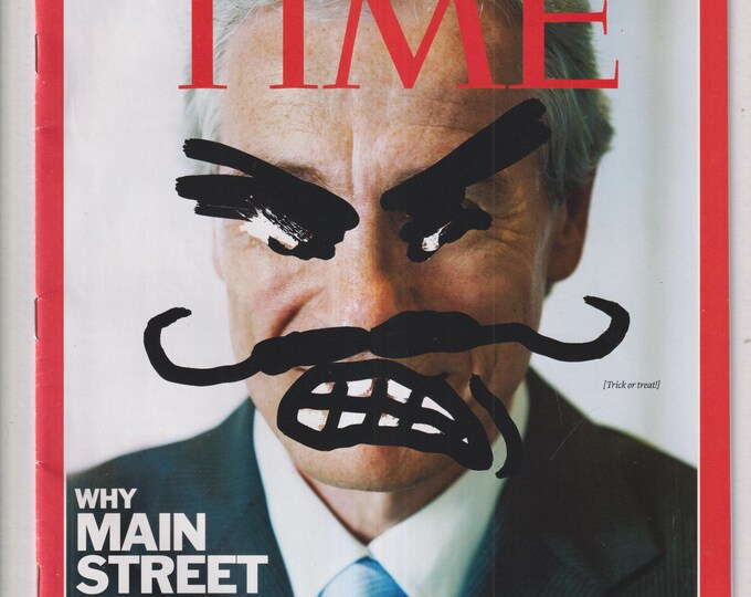Time November 9, 2009 Why Main Street Hates Wall Street, Michael Jackson's Last Dance (Magazine: Current Events, News, Politics)