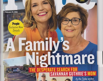 People February 23, 2026 Savannah Guthrie, Halle Berry, JFK Jr. and Carolyn (Magazine: Celebrity, Gossip)