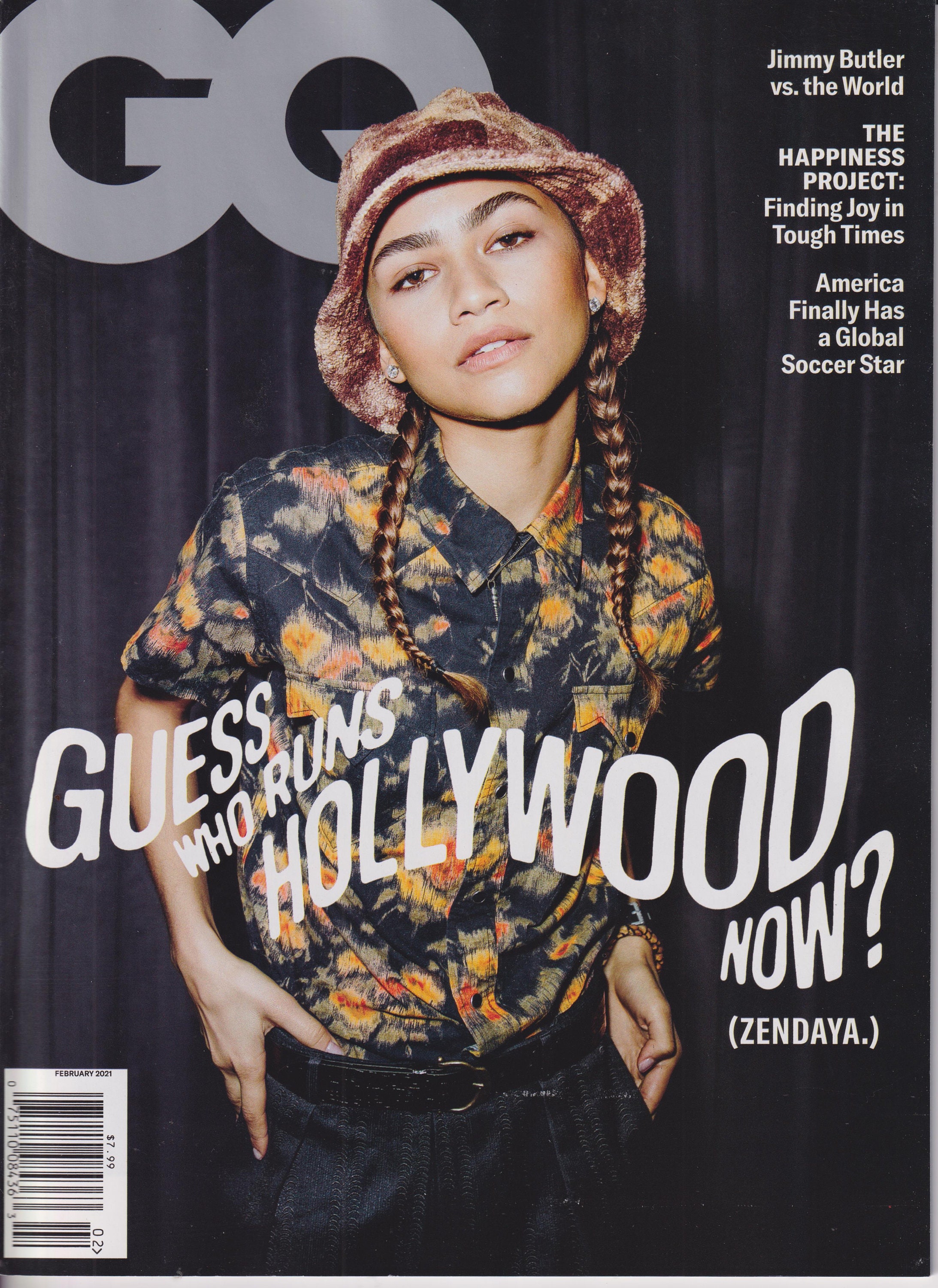 GQ February 2021 Zendaya. Guess Who Runs Hollywood Now? (Magazine Men