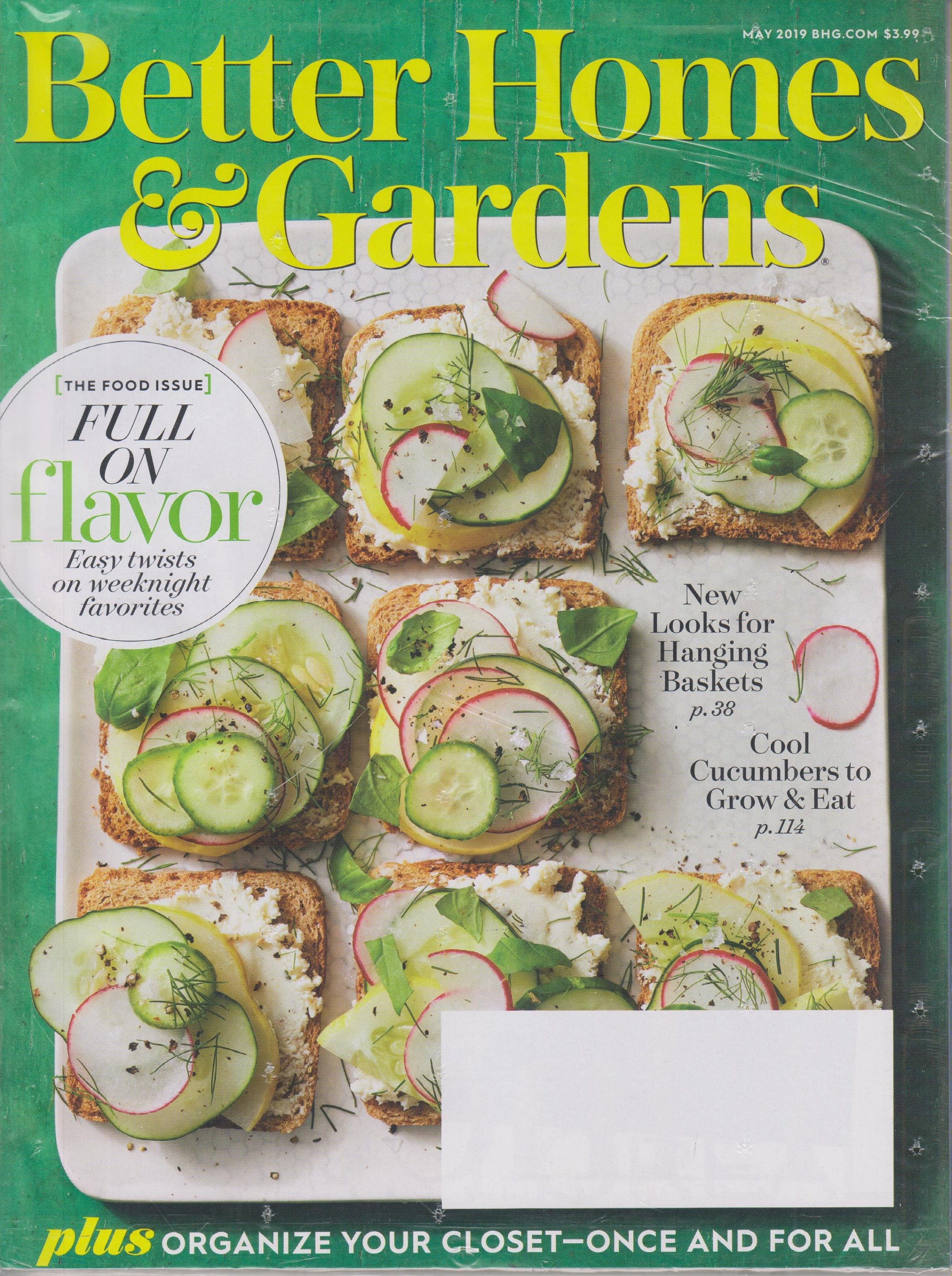 Better Homes Gardens May 2019 Full On Flavor Magazine Home And