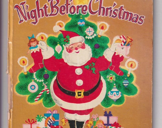 Night Before Christmas Whitman Cozy Corner Book #2095 25  (Hardcover: Children's Picture Book) 1952
