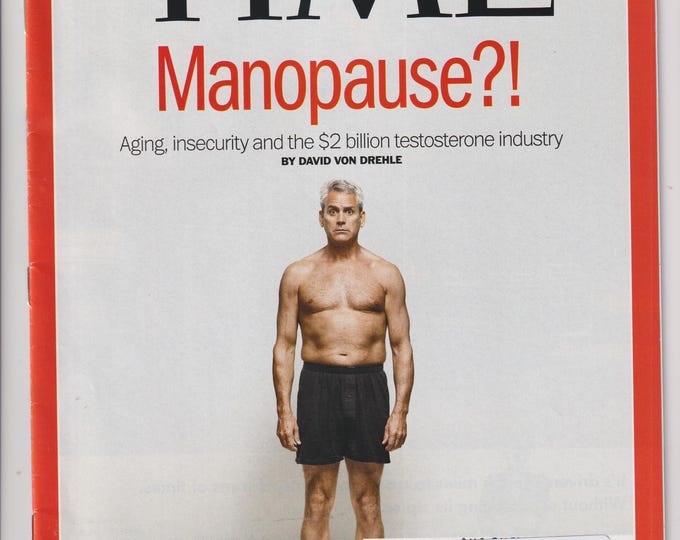 Time August 18, 2014 Manopause, Obamacare, Fighting Wildlife Poaching, Teaching Girls to Code (Magazine: News, Current Events)
