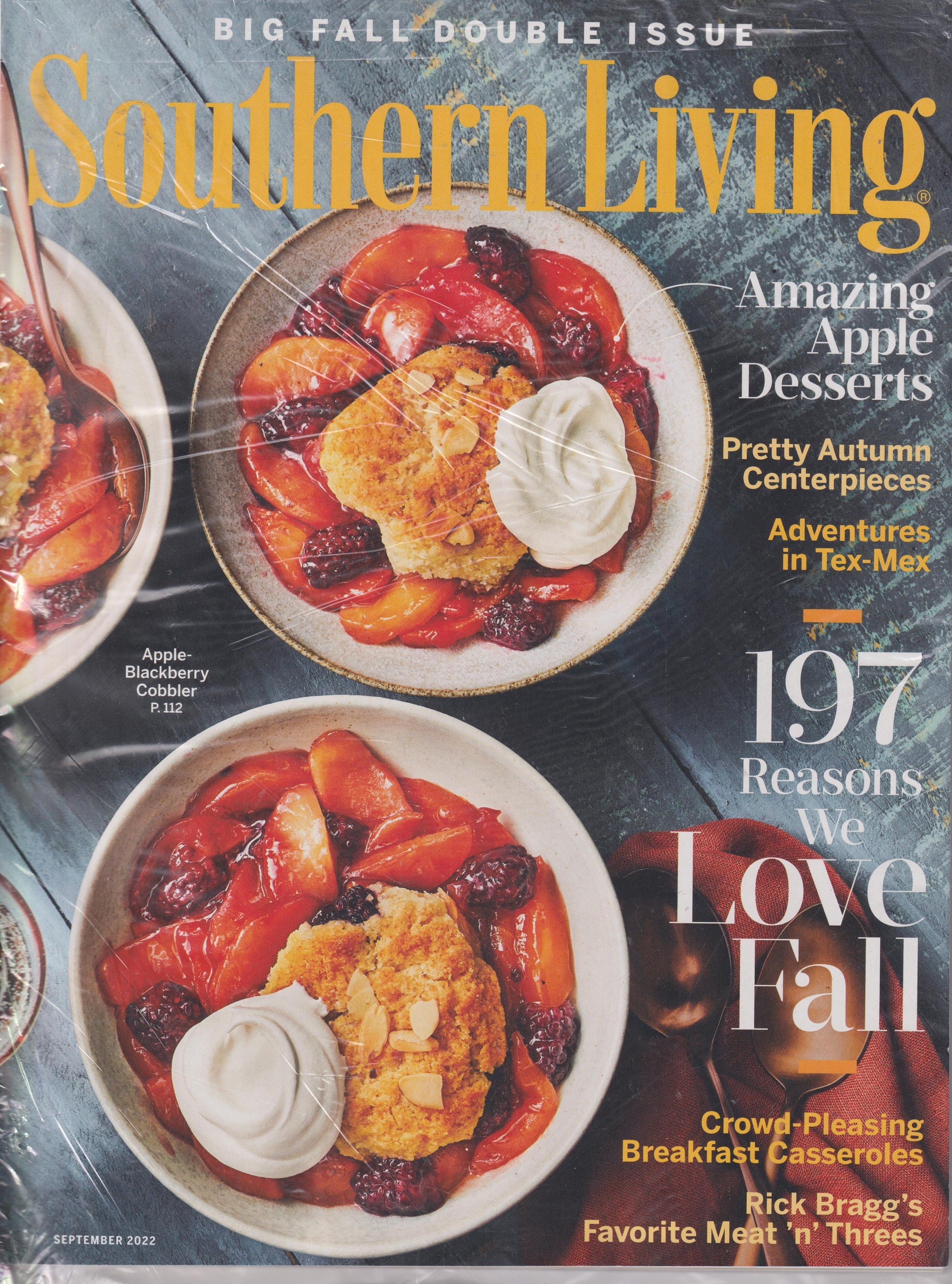 Southern Living September 2022 Big Fall Double Issue 197 Reasons We