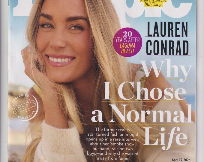 People April 13, 2026 Lauren Conrad, The Duggars, Tiger Woods  (Magazine: Celebrity, Gossip)