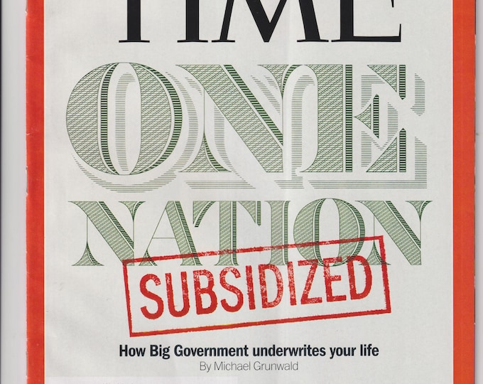 Time September 17, 2012 One Nation Subsidized, Dr. Oz's Action Plan, Bob Dylan Returns (Magazine: Current Events, Politics)