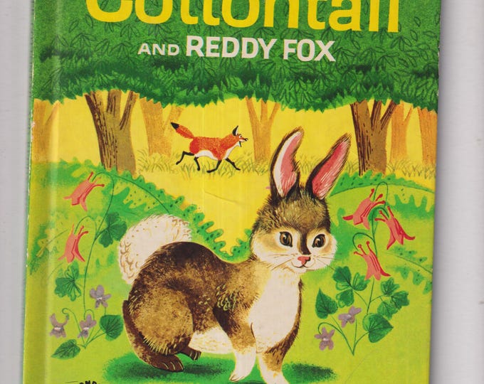 Peter Cottontail and Reddy Fox Wonder Book #843  (Hardcover: Children's Picture Book) 1954