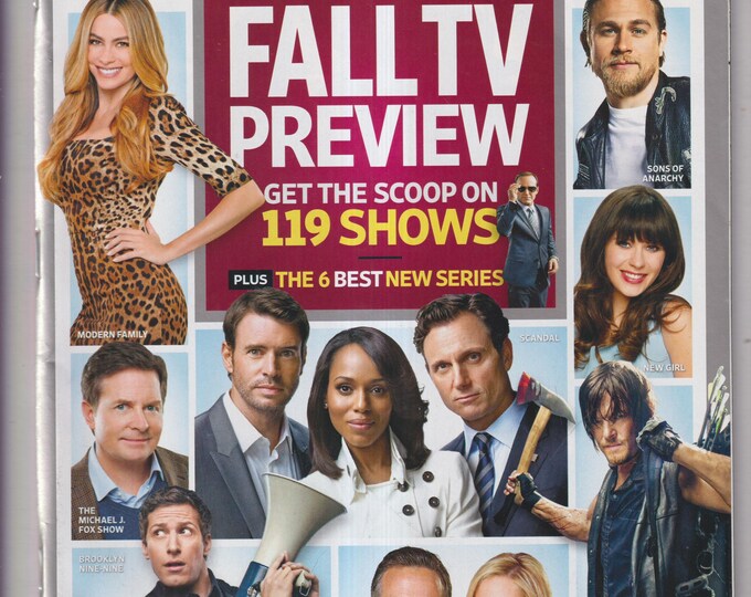 Entertainment Weekly September 20-27, 2013 Fall TV Preview 119 Shows, Special Double Issue (Magazine: Movies, TV)