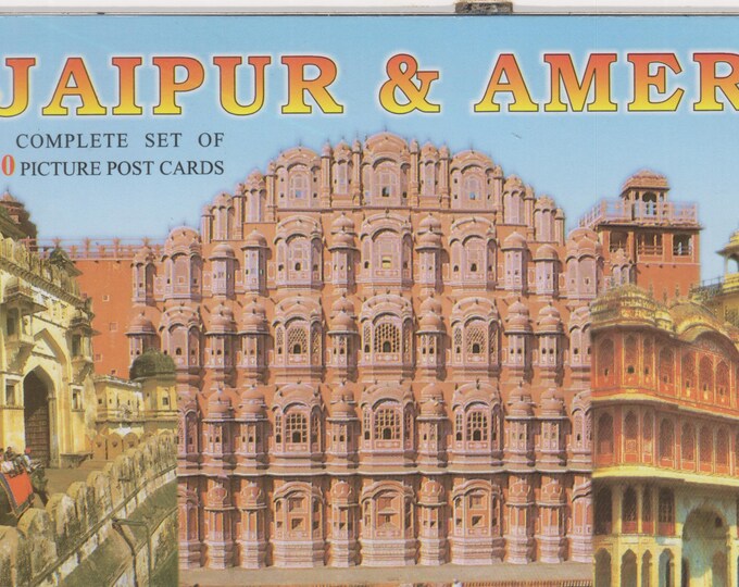 Jaipur & Amer Set of 20 Picture Post Cards (Postcards: Travel,  India, Jaipur, Amer)