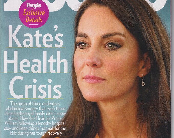 People February 5, 2024 Princess Kate, Scott Peterson, Christie Brinkley  (Magazine: Celebrity)