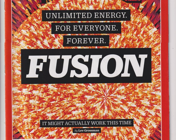 Time November 2, 2015 Fusion Unlimited Energy, Carly Fiorina, Sandra Bullock  (Magazine: News, Current Events)