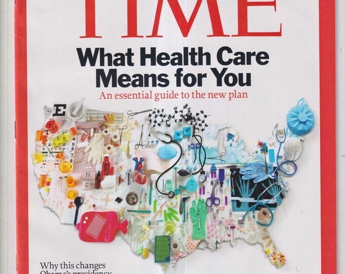 Time April 5, 2010 What Health Care Means For You, Obamacare, China, Andrew Breitbart, 3D movies (Magazine: Current Events, Politics, News)