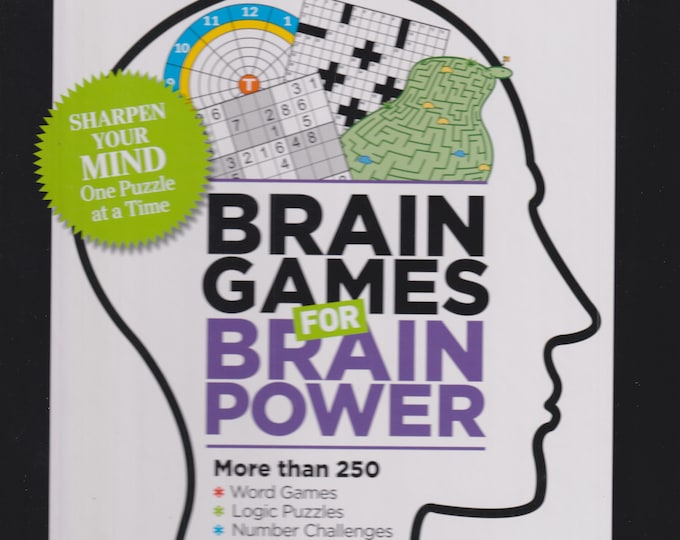 Brain Games for Brain Power (Spiral Bound Hardcover: Puzzles, Brain Health)  2020