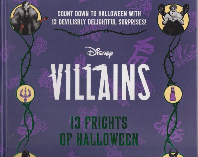 Disney Villains 13 Frights of Halloween (Hardcover: Halloween Countdown Calendar) 2022