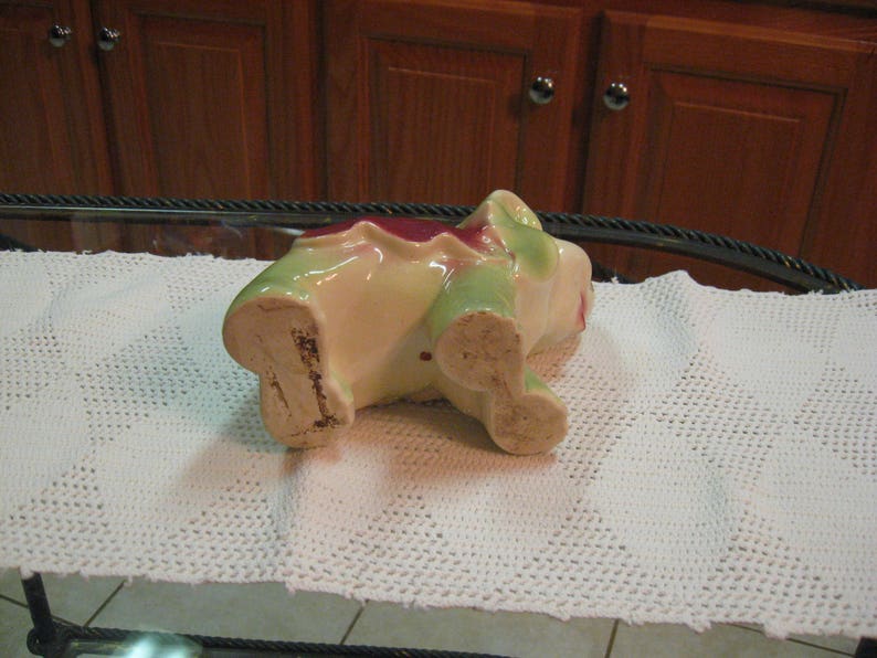 Vintage Elephant in multi colors from the 60/'s beautiful Pottery Planter measure 6 by 5 by 4 Free Shipping!
