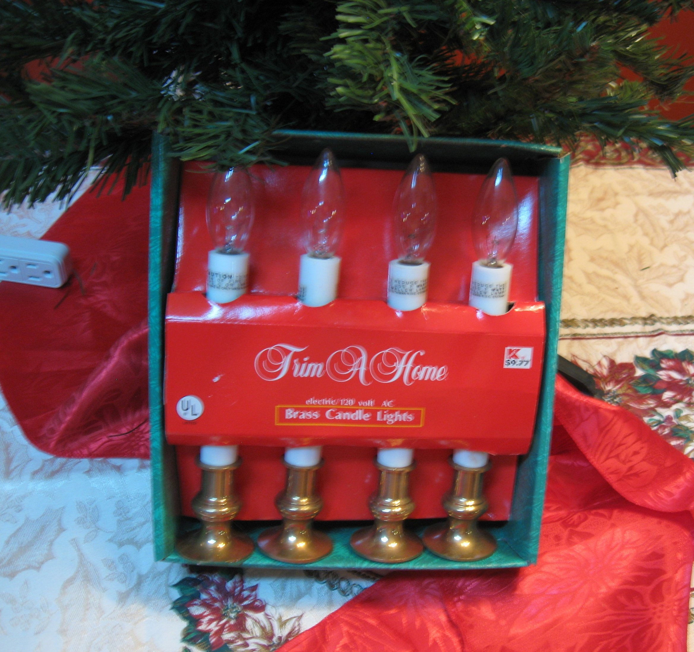 Vintage Candle Christmas Window Lights Set of 4 Plug in's Etsy