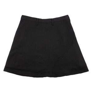 Aqueous Skirt unisex skirt with large pockets, heavy weight, fluid drape Black