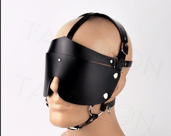Leather blindfold mask