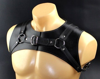 Leather men harness