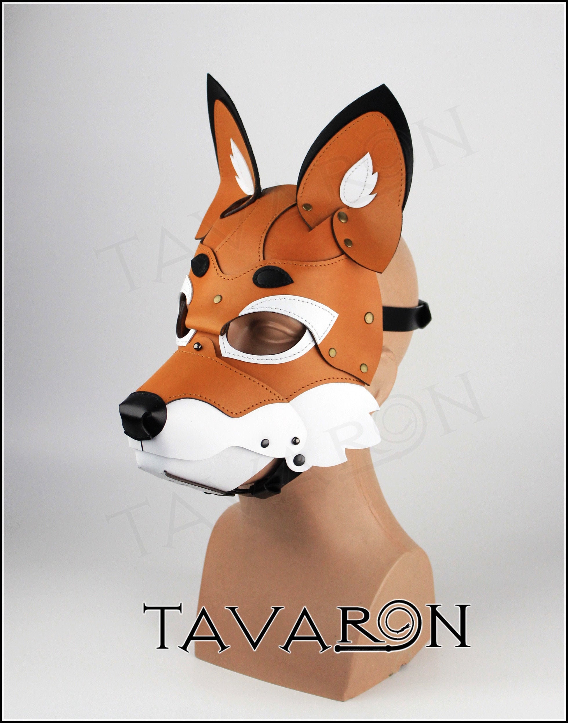 Leather Fox Mask - Etsy Canada